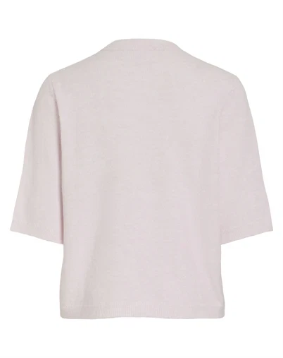 Vila - VILiga O-Neck Strik Cardigan - Cerry Blossom 
